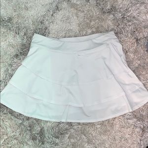 White Adidas Golf Skirt